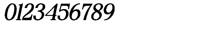 Bigdora Contrast Italic Font OTHER CHARS