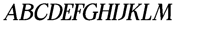 Bigdora Contrast Italic Font UPPERCASE