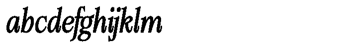 Bigdora Contrast Light Condensed Italic FONT