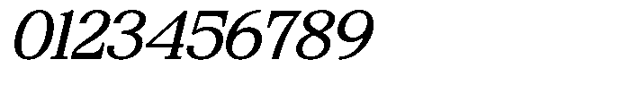 Bigdora Contrast Light Expanded Italic Font OTHER CHARS