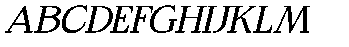 Bigdora Contrast Light Expanded Italic Font UPPERCASE
