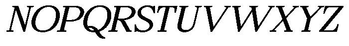 Bigdora Contrast Light Expanded Italic Font UPPERCASE