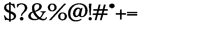 Bigdora Contrast Light Expanded Font OTHER CHARS