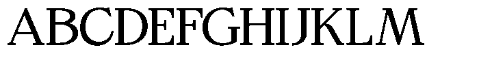 Bigdora Contrast Light Expanded Font UPPERCASE