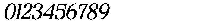 Bigdora Contrast Light Italic Font OTHER CHARS
