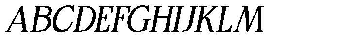 Bigdora Contrast Light Italic Font UPPERCASE