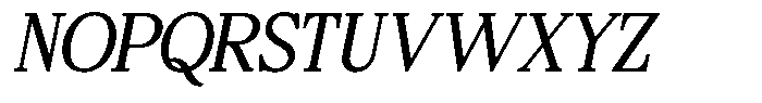 Bigdora Contrast Light Italic Font UPPERCASE