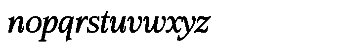 Bigdora Contrast Light Italic Font LOWERCASE