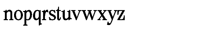 Bigdora Contrast Light Semi Condensed Font LOWERCASE