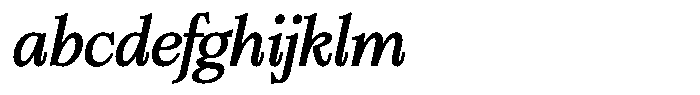 Bigdora Contrast Light Semi Expanded Italic FONT