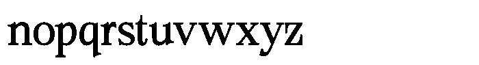 Bigdora Contrast Light Font LOWERCASE