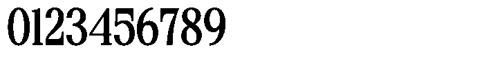 Bigdora Contrast Medium Condensed Font OTHER CHARS