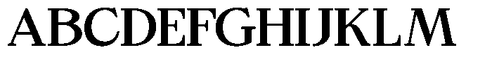 Bigdora Contrast Medium Expanded Font UPPERCASE
