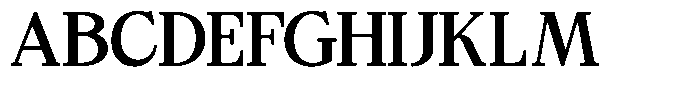 Bigdora Contrast Medium Semi Expanded Font UPPERCASE
