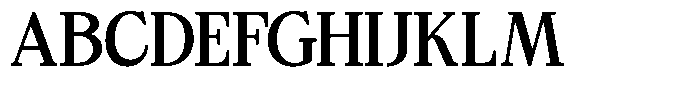Bigdora Contrast Medium Font UPPERCASE