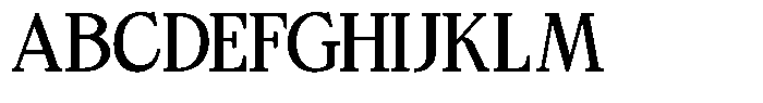 Bigdora Contrast Regular Font UPPERCASE