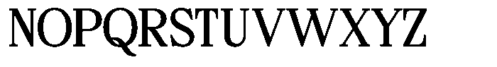 Bigdora Contrast Regular Font UPPERCASE