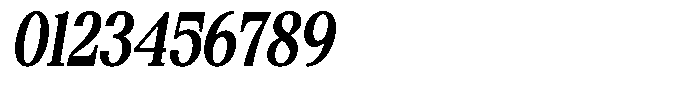 Bigdora Contrast Semi Bold Condensed Italic Font OTHER CHARS