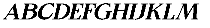Bigdora Contrast Semi Bold Expanded Italic Font UPPERCASE