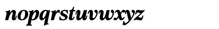 Bigdora Contrast Semi Bold Italic Font LOWERCASE