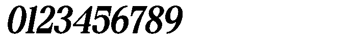 Bigdora Contrast Semi Bold Semi Condensed Italic Font OTHER CHARS