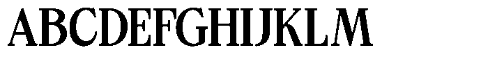 Bigdora Contrast Semi Bold Semi Condensed Font UPPERCASE