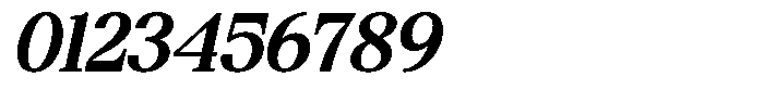 Bigdora Contrast Semi Bold Semi Expanded Italic Font OTHER CHARS
