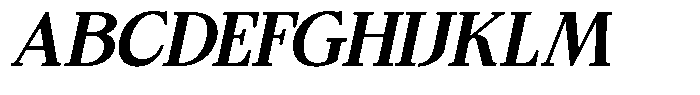 Bigdora Contrast Semi Bold Semi Expanded Italic Font UPPERCASE