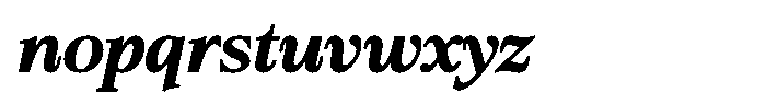 Bigdora Contrast Semi Bold Semi Expanded Italic Font LOWERCASE