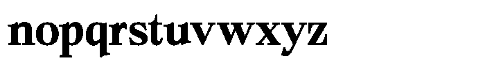 Bigdora Contrast Semi Bold Font LOWERCASE