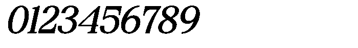 Bigdora Contrast Semi Expanded Italic Font OTHER CHARS