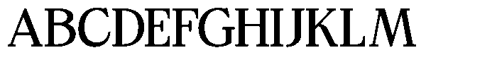 Bigdora Contrast Semi Expanded Font UPPERCASE