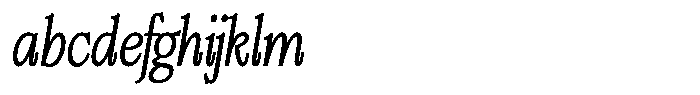 Bigdora Contrast Thin Condensed Italic FONT