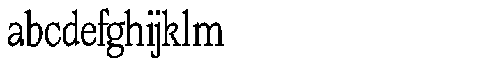 Bigdora Contrast Thin Condensed FONT