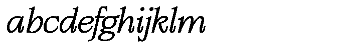 Bigdora Contrast Thin Expanded Italic FONT