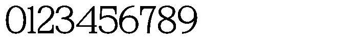 Bigdora Contrast Thin Expanded Font OTHER CHARS