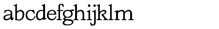 Bigdora Contrast Thin Expanded FONT