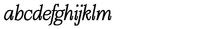 Bigdora Contrast Thin Italic FONT