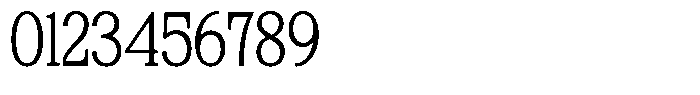 Bigdora Contrast Thin Semi Condensed Font OTHER CHARS