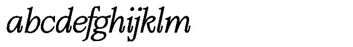 Bigdora Contrast Thin Semi Expanded Italic FONT