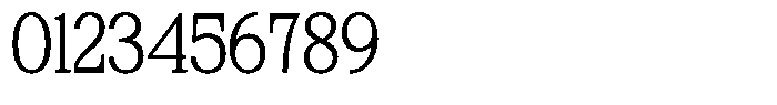 Bigdora Contrast Thin Font OTHER CHARS