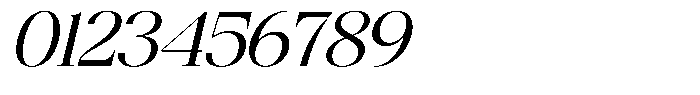 Bigdora Expanded Italic Font OTHER CHARS