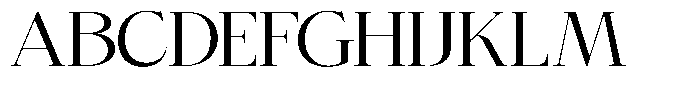 Bigdora Expanded Font UPPERCASE