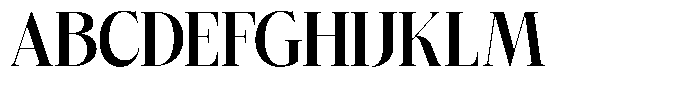 Bigdora Extra Bold Semi Condensed Font UPPERCASE