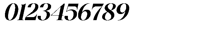 Bigdora Extra Bold Semi Expanded Italic Font OTHER CHARS