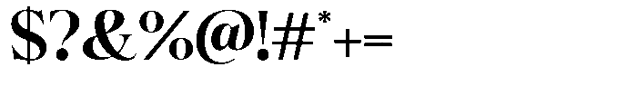 Bigdora Extra Bold Semi Expanded Font OTHER CHARS