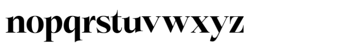 Bigdora Extra Bold Font LOWERCASE