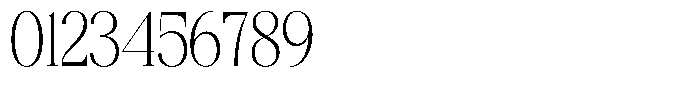 Bigdora Extra Light Semi Condensed Font OTHER CHARS