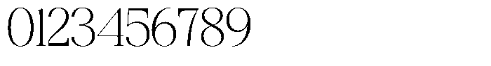 Bigdora Extra Light Semi Expanded Font OTHER CHARS