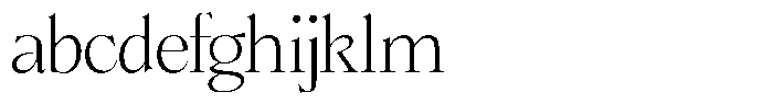 Bigdora Extra Light Semi Expanded FONT